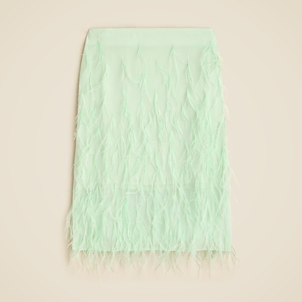 Brand new Silk Feather skirt